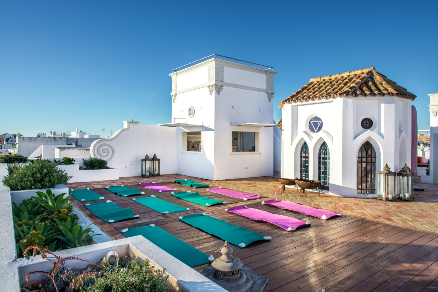 yoga at Casa Fuzetta