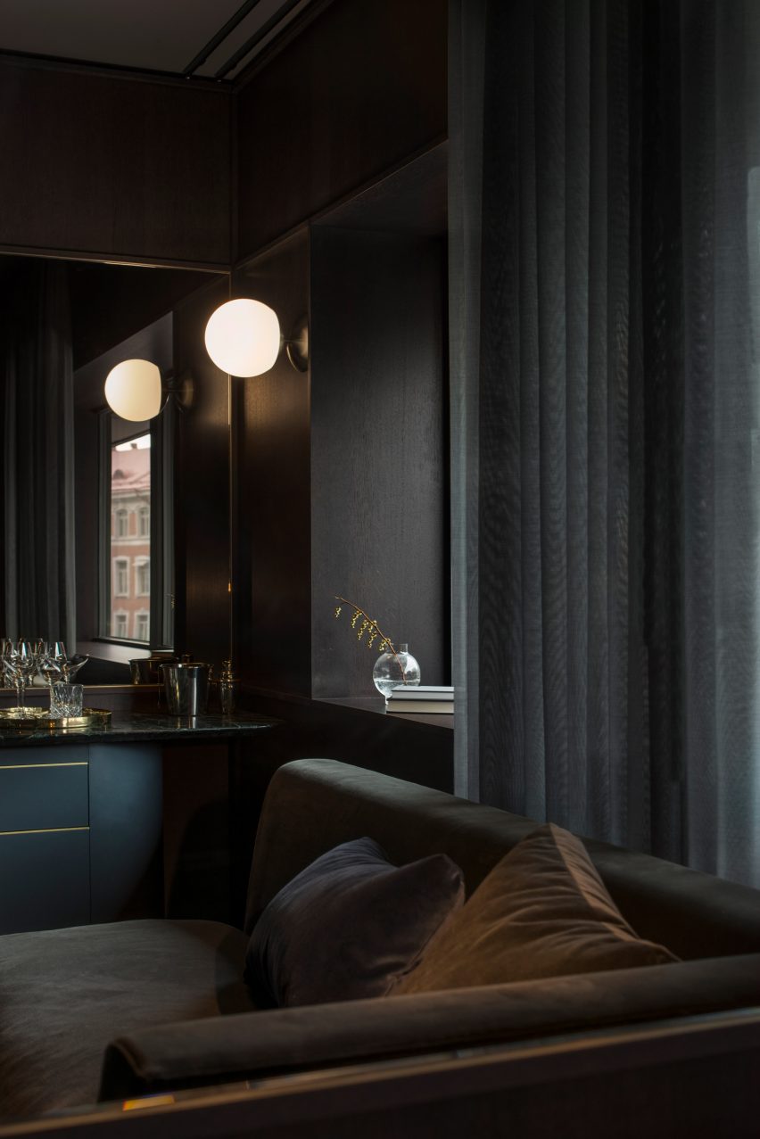room interiors of At Six Hotel in Stockholm