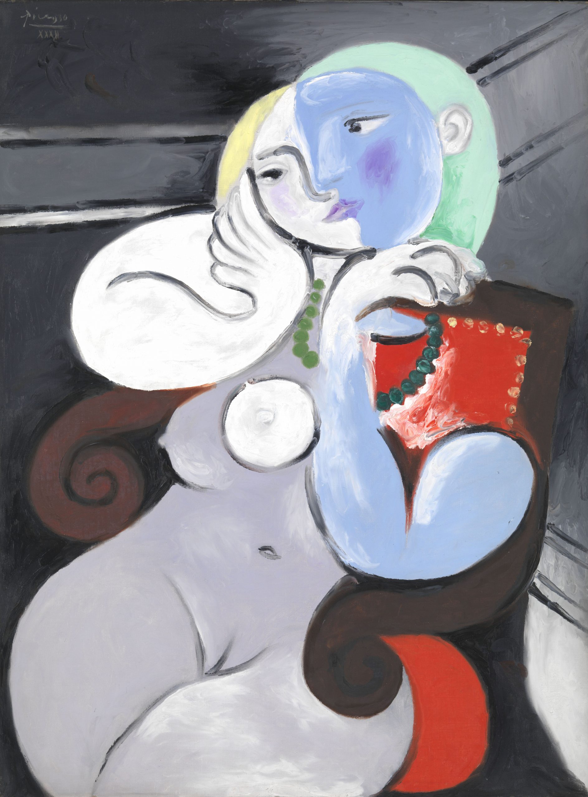 Nude Woman in a Red Armchair, Picasso 1932